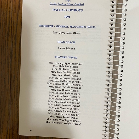 Dallas Cowboys Wives' Cookbook - Picture 6 of 10